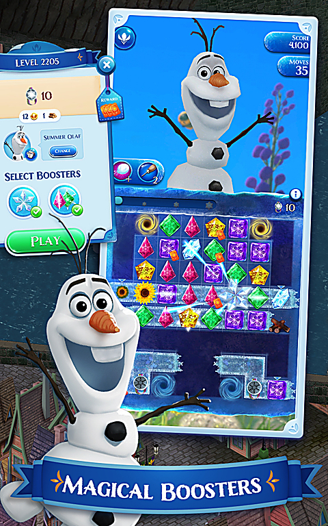 冰雪奇缘冰纷乐最新版(FrozenFreeFall) 截图2