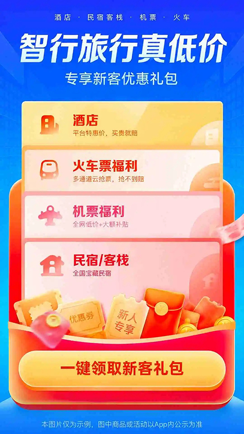 智行旅行App 截图1