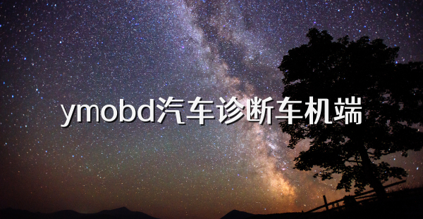 ymobd汽车诊断车机端