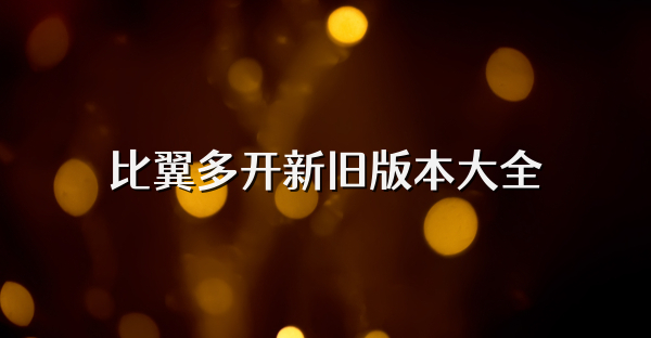 比翼多开新旧版本大全