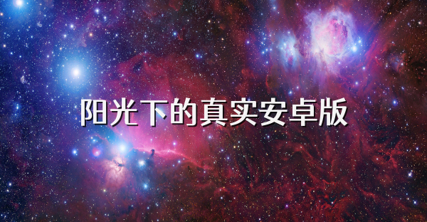 阳光下的真实安卓版