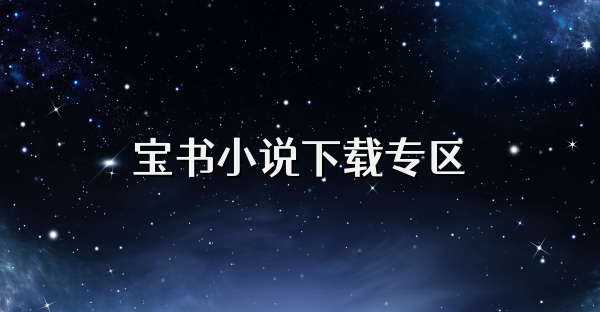 宝书小说下载专区