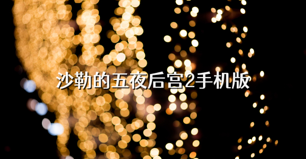 沙勒的五夜后宫2手机版
