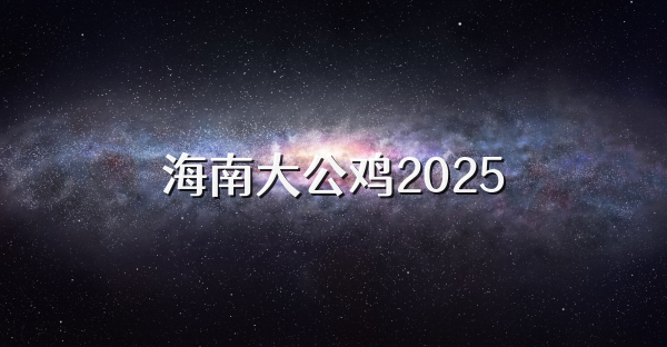 海南大公雞2025