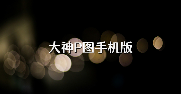 大神P图手机版