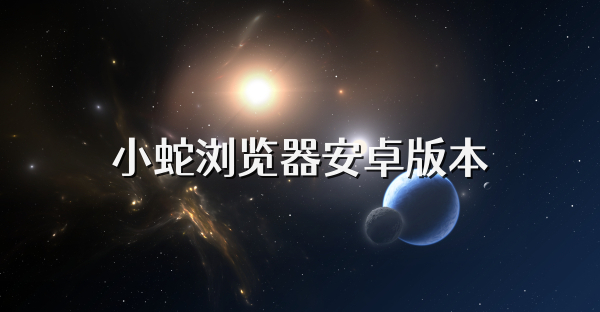 小蛇瀏覽器安卓版本