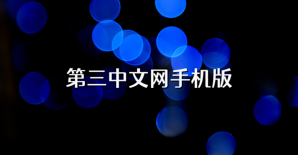 第三中文网手机版