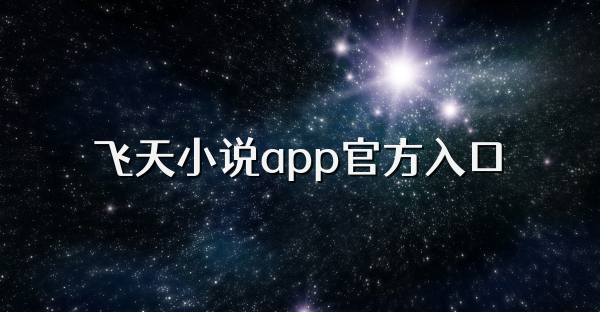 飞天小说app官方入口