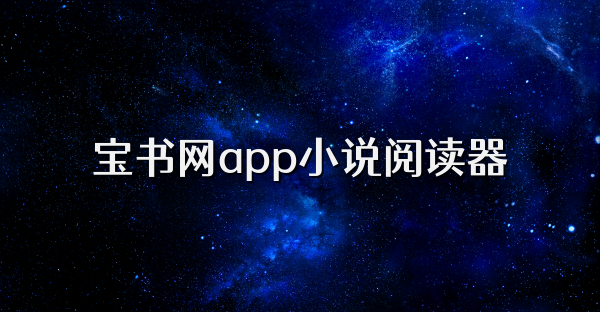 宝书网app小说阅读器
