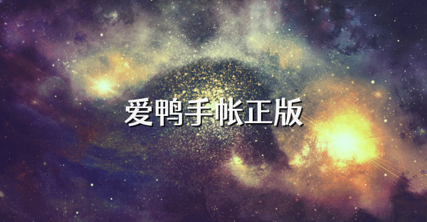 爱鸭手帐正版
