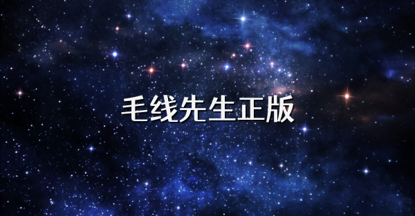 毛线先生正版