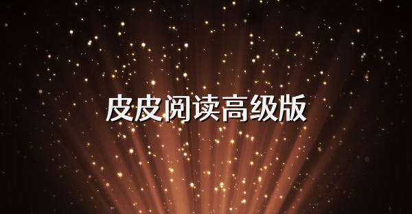 皮皮閱讀高級版