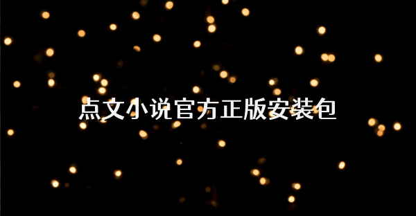 点文小说官方正版安装包