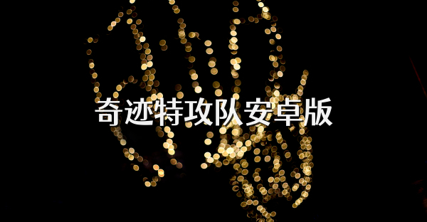 奇跡特攻隊安卓版