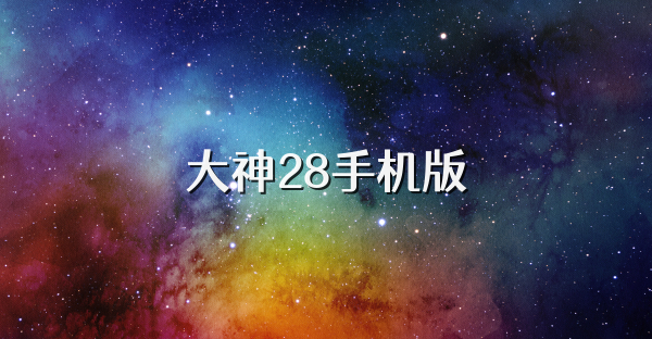 大神28手机版