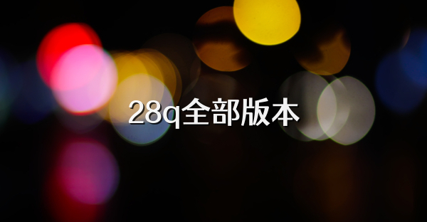 28q全部版本