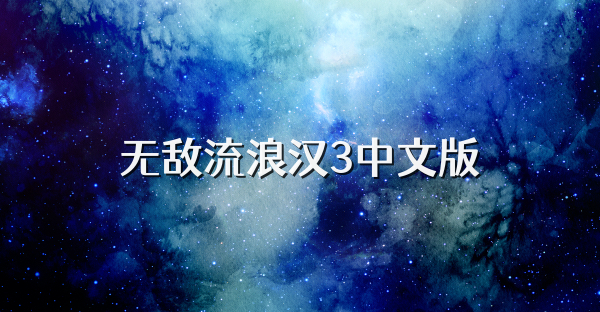 無(wú)敵流浪漢3中文版
