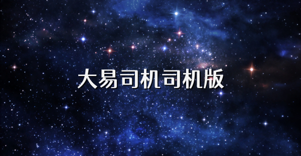大易司機司機版