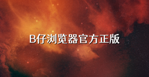 B仔浏览器官方正版