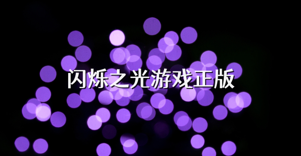 閃爍之光游戲正版