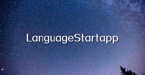 LanguageStartapp
