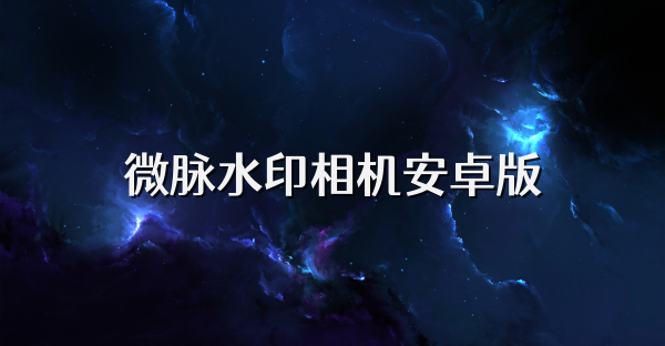 微脉水印相机安卓版