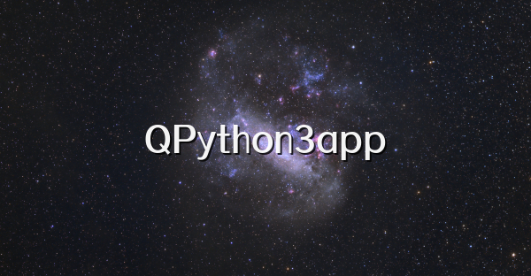 QPython3app