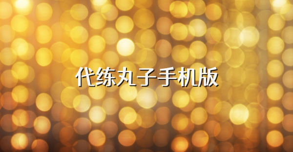 代练丸子手机版