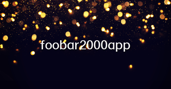 foobar2000app