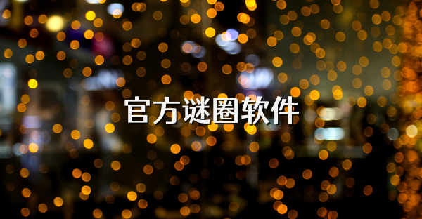 官方谜圈软件