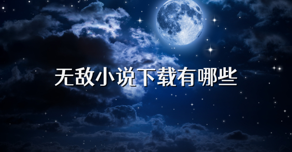 无敌小说下载有哪些