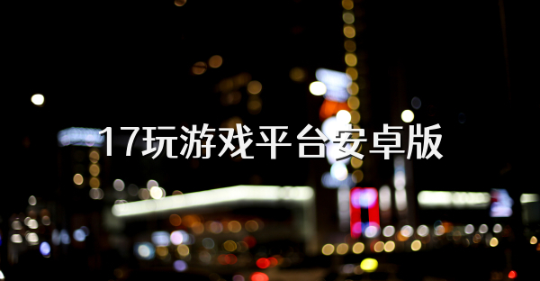 17玩游戏平台安卓版