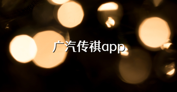 广汽传祺app