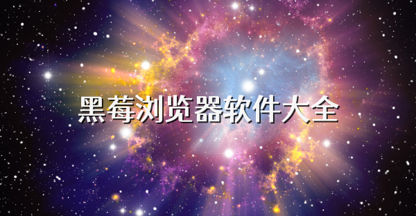 黑莓浏览器软件大全