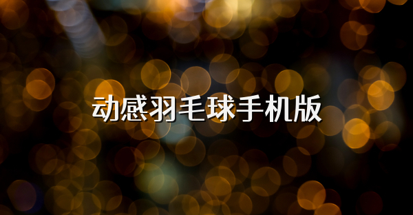动感羽毛球手机版