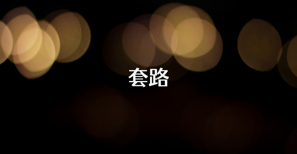 套路