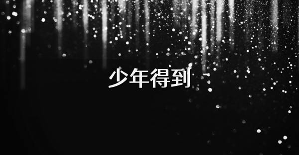 少年得到