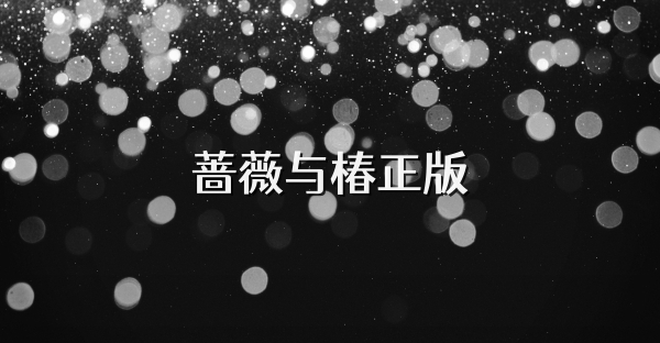 蔷薇与椿正版