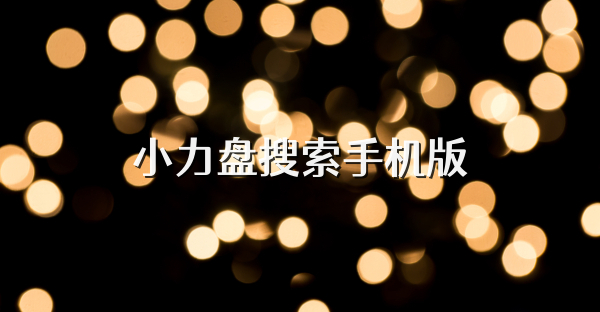 小力盘搜索手机版
