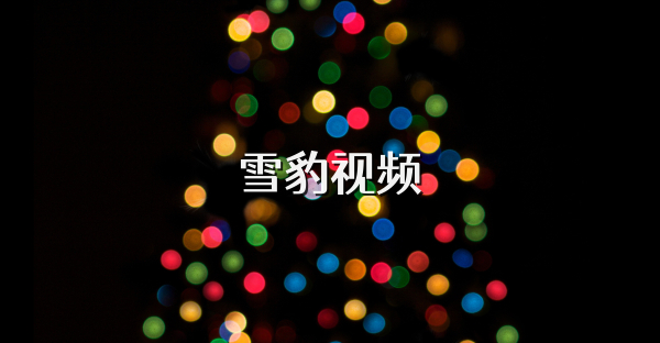 雪豹视频
