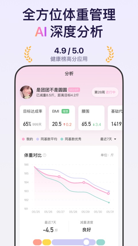 体重小本 截图2