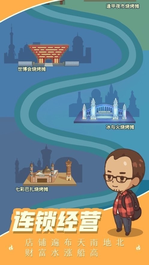 我的燒烤攤游戲 截圖1