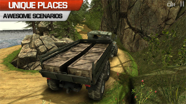 越野卡车司机模拟器手机版(TruckDriverOffroad) 截图4