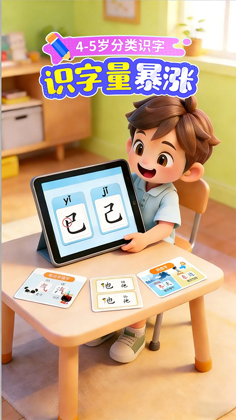 宝宝巴士汉字app 截图1