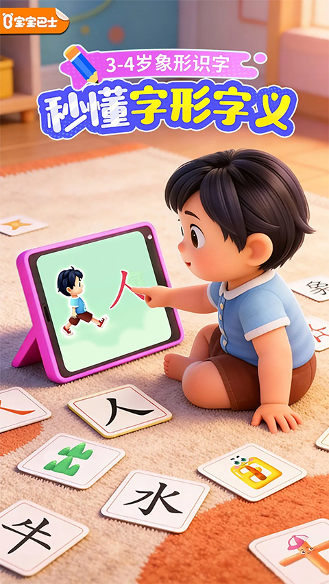 宝宝巴士汉字app 截图2