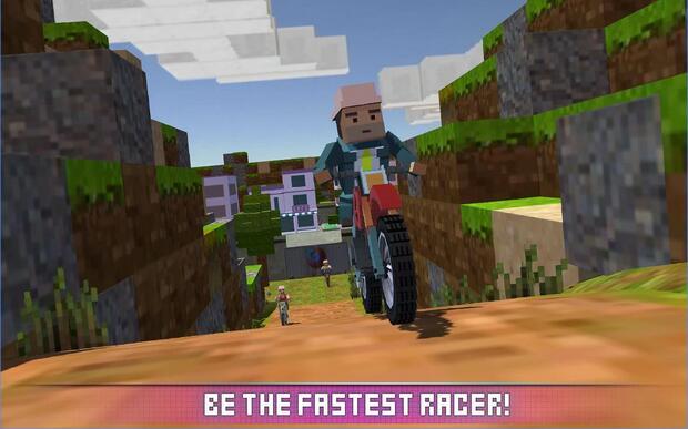 塊狀摩托車SIM 2017:Blocky Moto Bike SIM 2017 截圖5