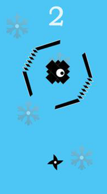 墨怪擊中硬刀 1