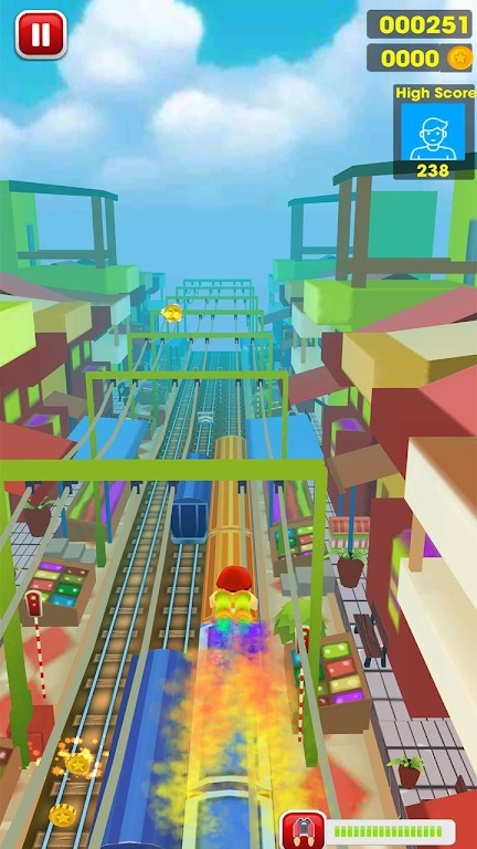 地铁冲浪男孩跑酷 截图4