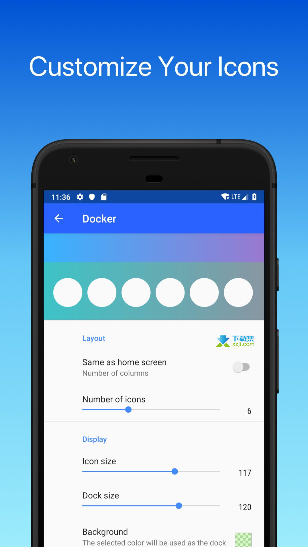 Alpha Hybrid Launcher阿爾法桌面app 截圖1