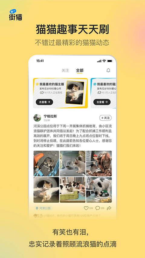 哈啰街猫app 截图4